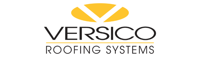 Versico Roofing Systems logo for single-ply commercial roofing installed by Doyle Roofing